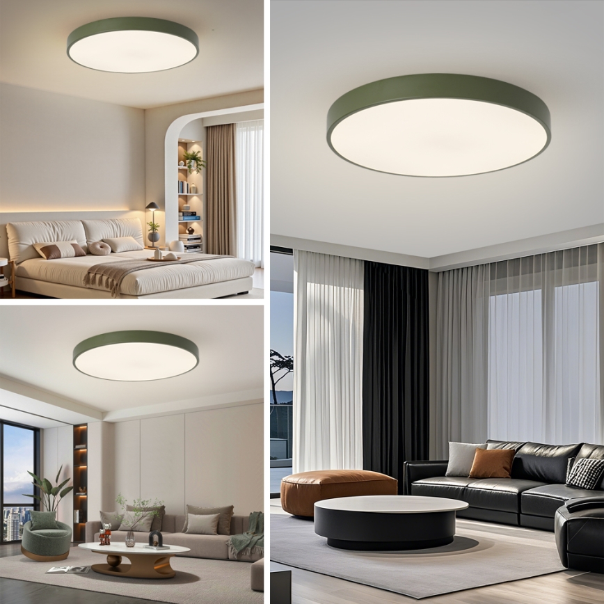 Brilagi - POOL LED mennyezeti lámpa 100W/230V 3000/4000/6000K Ø 80 cm zöld
