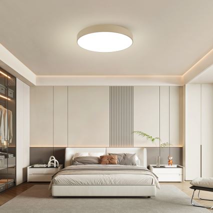 Brilagi - POOL LED mennyezeti lámpatest 100W/230V 3000/4500/6000K átm. 80 cm bézs