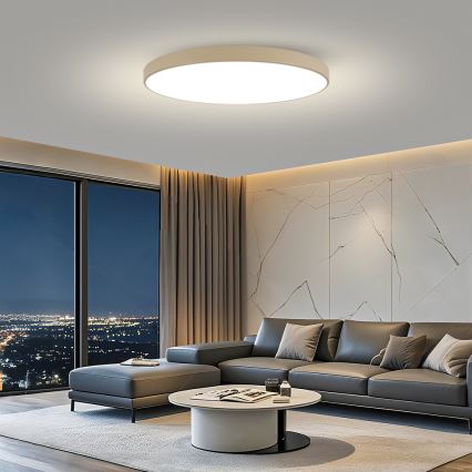 Brilagi - POOL LED mennyezeti lámpa, 180 W, 230 V, 3000/4500/6000 K, átmérő 120 cm, bézs