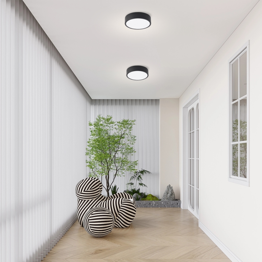 Brilagi - LED mennyezeti lámpatest POOL LED/18W/230V 3000/4000/6000K átm. 20 cm fekete