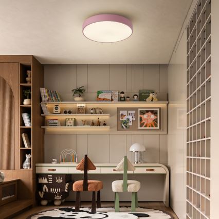 Brilagi - LED mennyezeti lámpatest POOL LED/36W/230V 3000/4000/6000K átmérő 30 cm rózsaszín