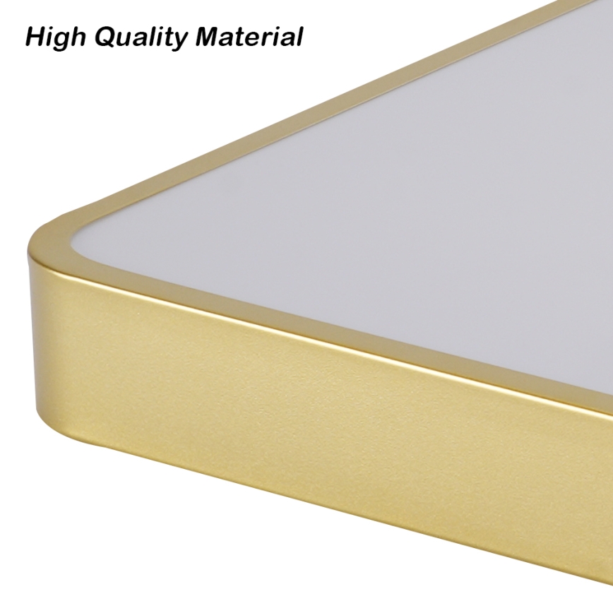 Brilagi - LED mennyezeti lámpatest POOL LED/48W/230V 3000/4500/6000K 50x50 cm arany