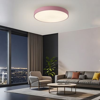 Brilagi - LED mennyezeti lámpatest POOL LED/60W/230V 3000/4000/6000K átm. 60 cm rózsaszín