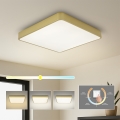 Brilagi - LED mennyezeti lámpatest POOL SQUARE LED/36W/230V 3000/4000/6000K 40x40 cm arany