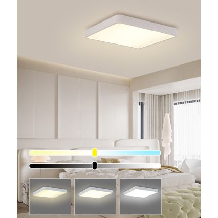Brilagi - POOL SQUARE LED mennyezeti lámpatest LED/36W/230V 3000/4500/6000K 40x40 cm fehér