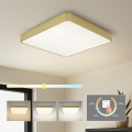 Brilagi - LED mennyezeti lámpatest POOL SQUARE LED/48W/230V 3000/4000/6000K 50x50 cm arany