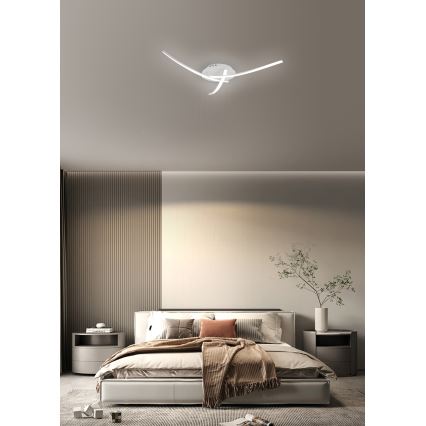 Brilagi - LED mennyezeti lámpa STRIPES LED/24W/230V átm. 64 cm fehér