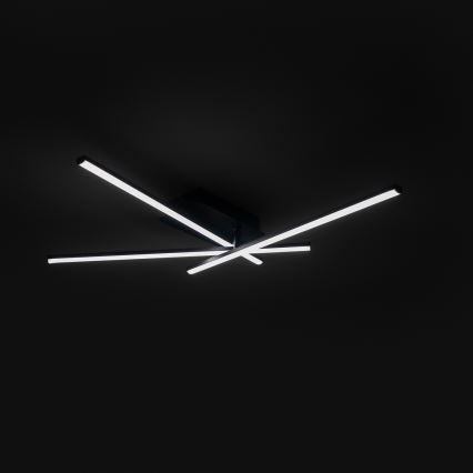 Brilagi - STRIPES LED mennyezeti lámpatest LED/30W/230V 51x78 cm fekete