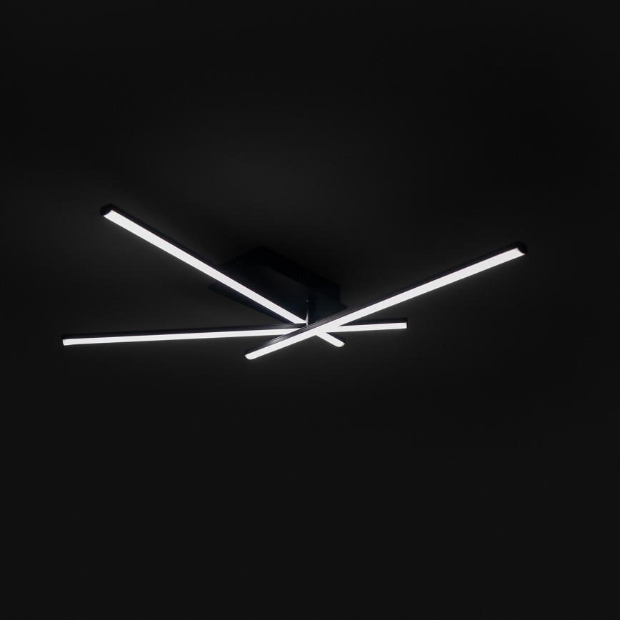 Brilagi - STRIPES LED mennyezeti lámpatest LED/30W/230V 51x78 cm fekete