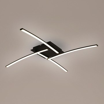 Brilagi - LED mennyezeti lámpatest STRIPES LED/32W/230V 69x69 cm fekete