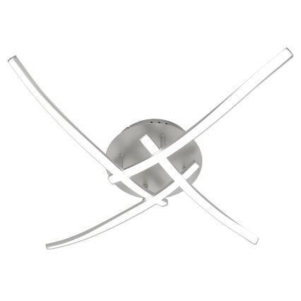 Brilagi - STRIPES LED mennyezeti lámpa LED/32W/230V 60x60 cm ezüst