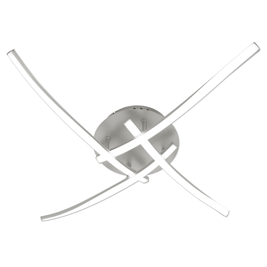 Brilagi - STRIPES LED mennyezeti lámpa LED/32W/230V 60x60 cm ezüst