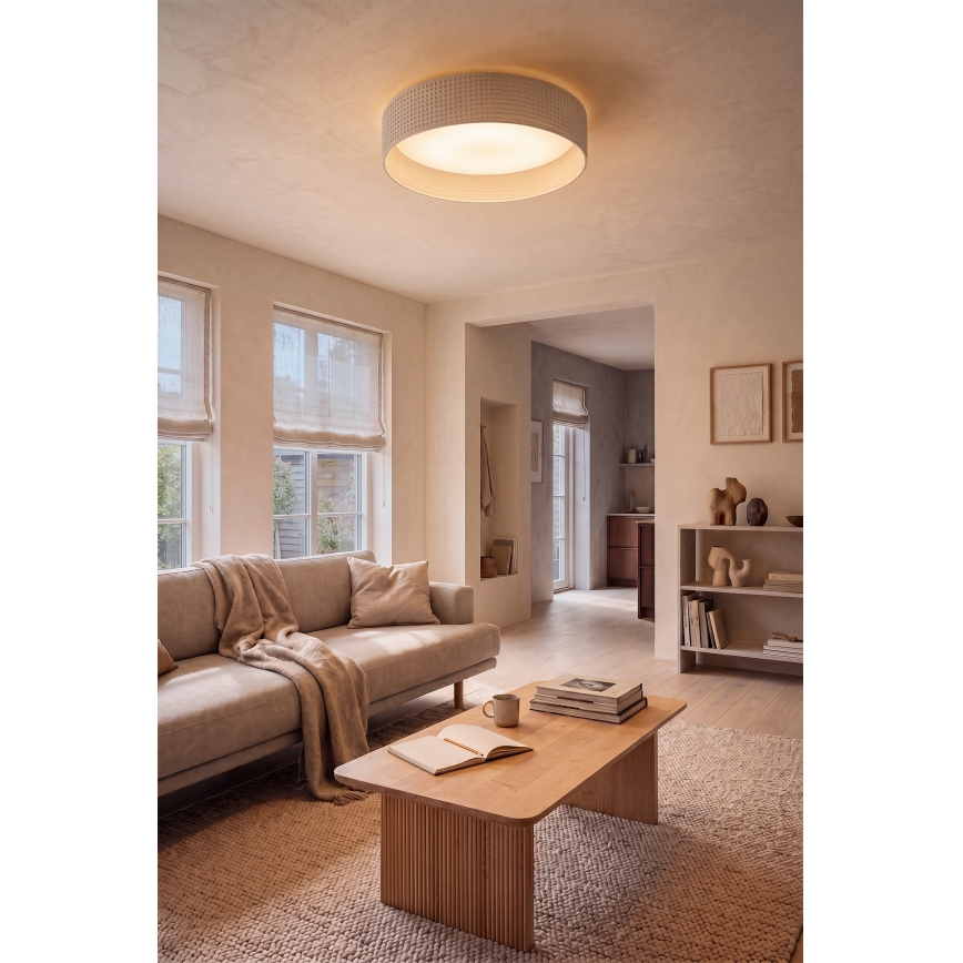 Brilagi - VELVET SIMPLE LED mennyezeti lámpa 24W/230V 3000K, Ø 45 cm, krémszínű