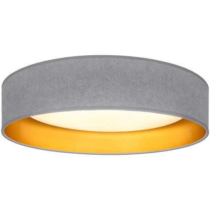 Brilagi - LED mennyezeti lámpa VELVET SIMPLE LED/24W/230V 3000K átm. 45 cm szürke/arany