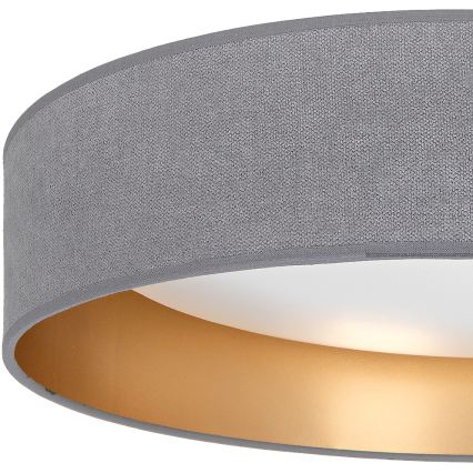 Brilagi - LED mennyezeti lámpa VELVET SIMPLE LED/24W/230V 3000K átm. 45 cm szürke/arany