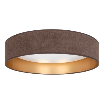 Brilagi - LED mennyezeti lámpatest VELVET SIMPLE LED/36W/230V 3000K átm. 55 cm barna/arany