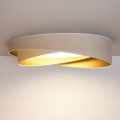 BRILAGI - LED mennyezeti lámpatest VELVET TWIST LED/24W/230V 4000K átm. 55 cm fehér/arany