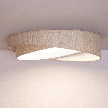 BRILAGI - LED mennyezeti lámpatest VELVET TWIST LED/24W/230V 4000K Ø 55 cm bézs