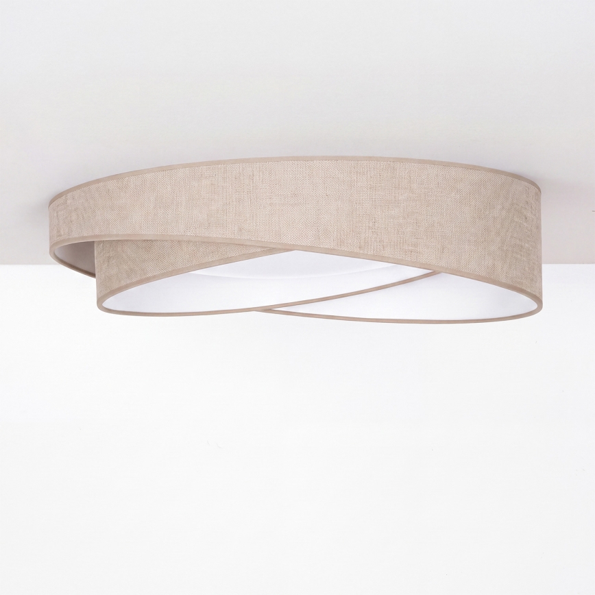 BRILAGI - LED mennyezeti lámpatest VELVET TWIST LED/24W/230V 4000K Ø 55 cm bézs