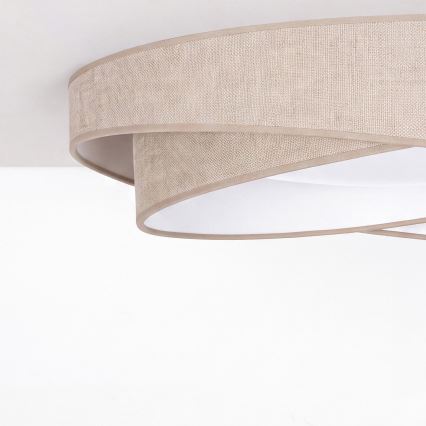 BRILAGI - LED mennyezeti lámpatest VELVET TWIST LED/24W/230V 4000K Ø 55 cm bézs