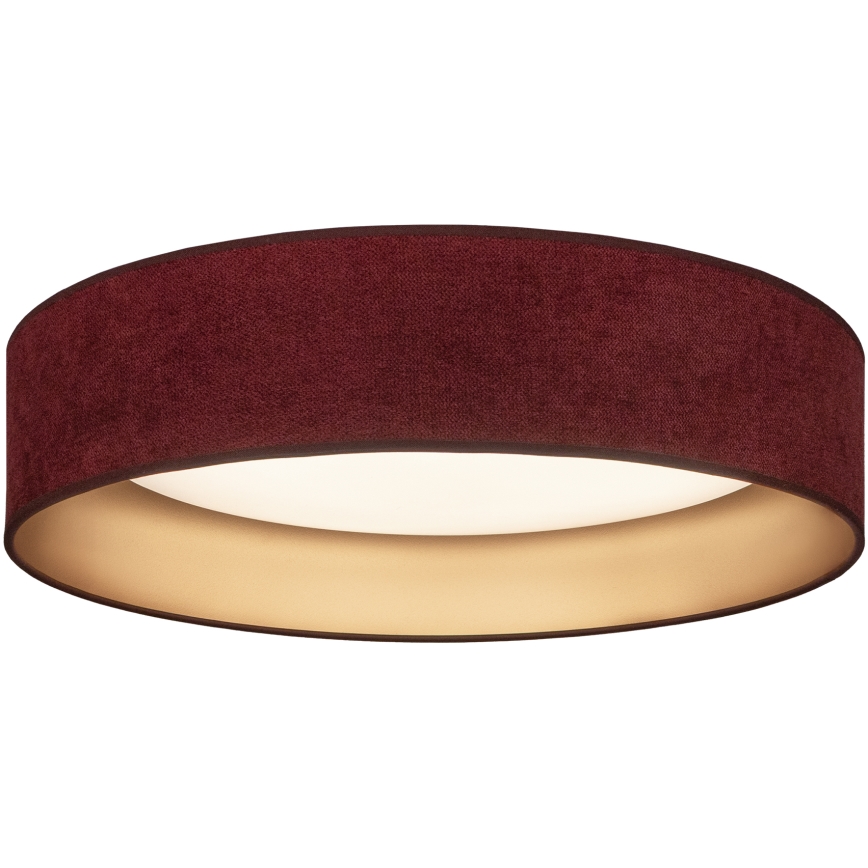 Brilagi - LED mennyezeti lámpatest VELVET VARI 24W/230V 3000/4000/6500K, átmérő 45 cm, bordó/arany