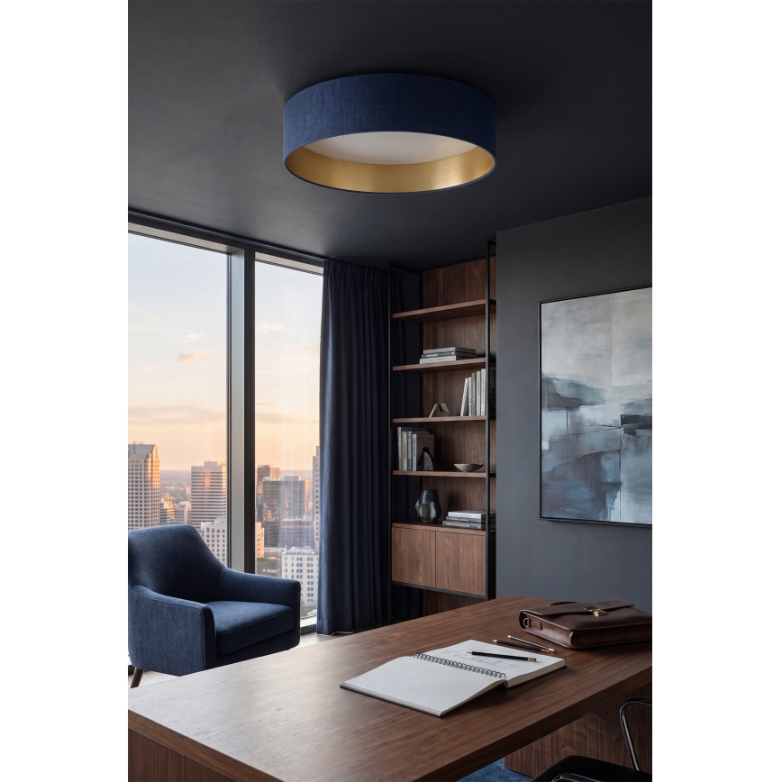Brilagi - VELVET VARI LED mennyezeti lámpa LED/24W/230V 3000/4000/6500K átmérő 45 cm kék/arany