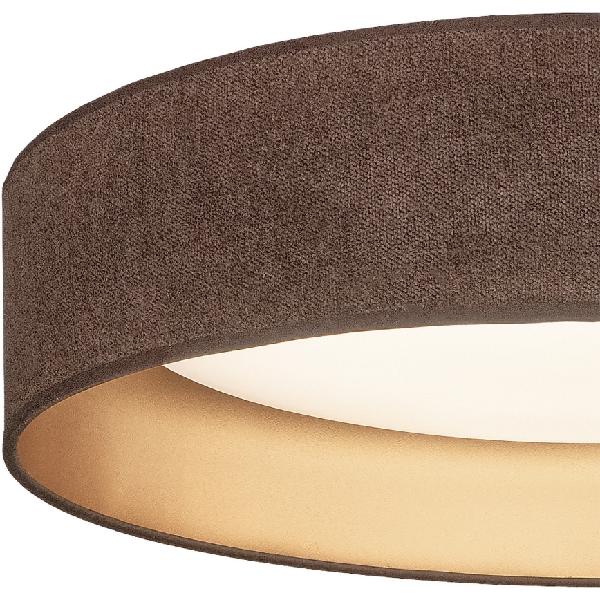 Brilagi - VELVET VARI LED mennyezeti lámpa, 24 W, 230 V, 3000/4000/6500 K, Ø 45 cm, barna/arany