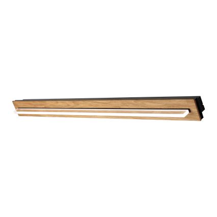 Brilagi - LED mennyezeti lámpatest WOODY FLAT LED/25W/230V 118 cm tölgy/fekete