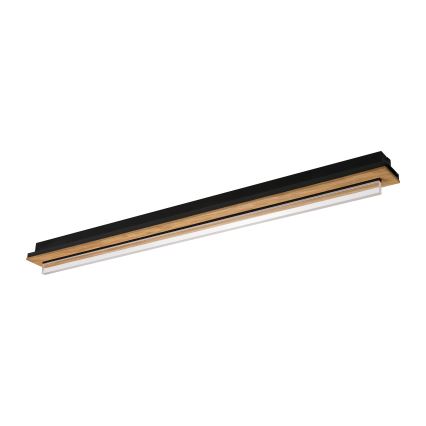 Brilagi - LED mennyezeti lámpatest WOODY FLAT LED/25W/230V 118 cm tölgy/fekete