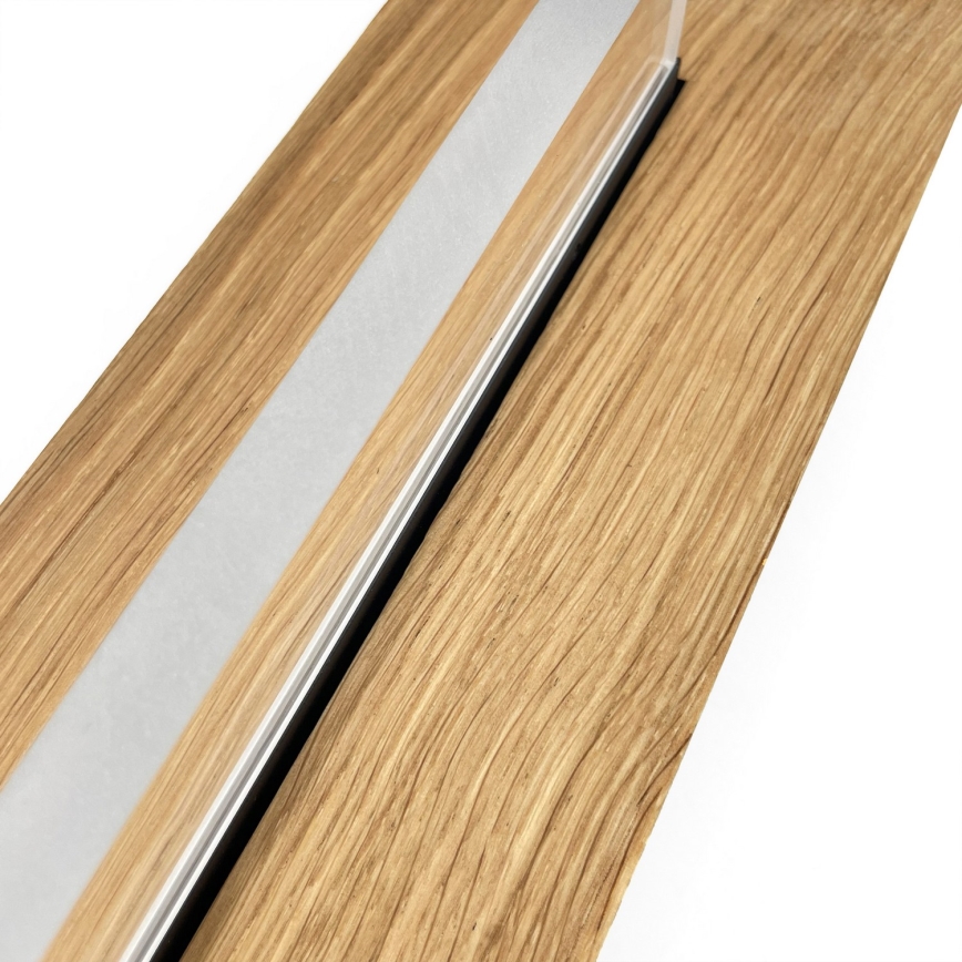Brilagi - LED mennyezeti lámpatest WOODY FLAT LED/25W/230V 118 cm tölgy/fekete