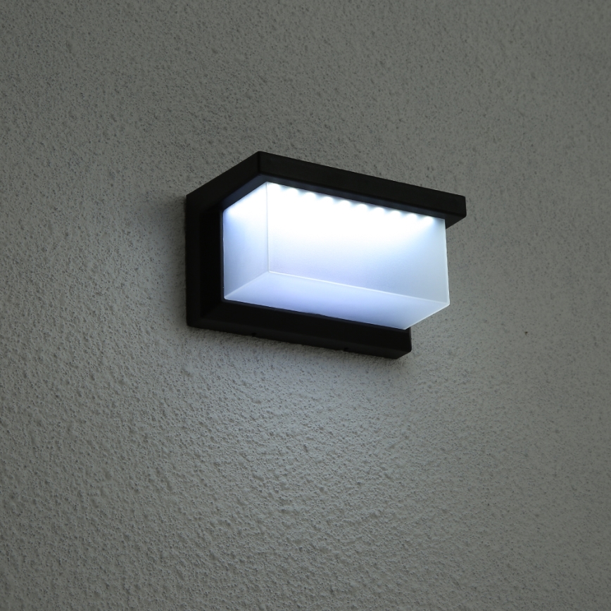 Brilagi - LED Napelemes fali lámpa mozgás és alkonyérzékelővel BRICK LED/12W/5,5V 1200 mAh IP65