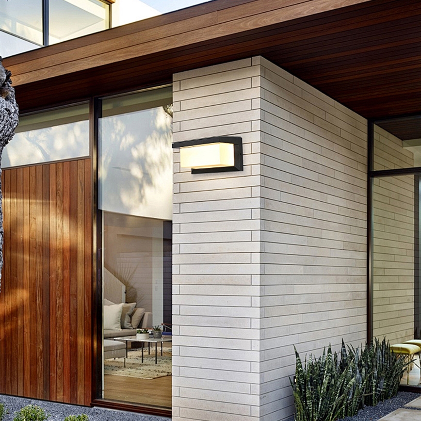 Brilagi - LED Napelemes fali lámpa mozgás és alkonyérzékelővel BRICKY LED/5W/6V 4000 mAh IP65