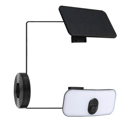 Brilagi - LED Napelemes fali lámpa mozgás és alkonyérzékelővel ROOF LED/13W/5V 4000 mAh IP65