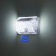 Brilagi - LED Napelemes fali lámpa érzékelővel WALLIE LED/4W/3,7V 6500K IP64 ezüst