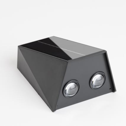 Brilagi - LED Napelemes fali lámpa PYRAMID LED/2W/3,2V 1300 mAh IP54