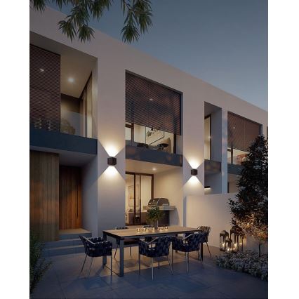 Brilagi - LED Napelemes fali lámpa SOLAR CUBE LED/2W/3,2V 1300 mAh IP54