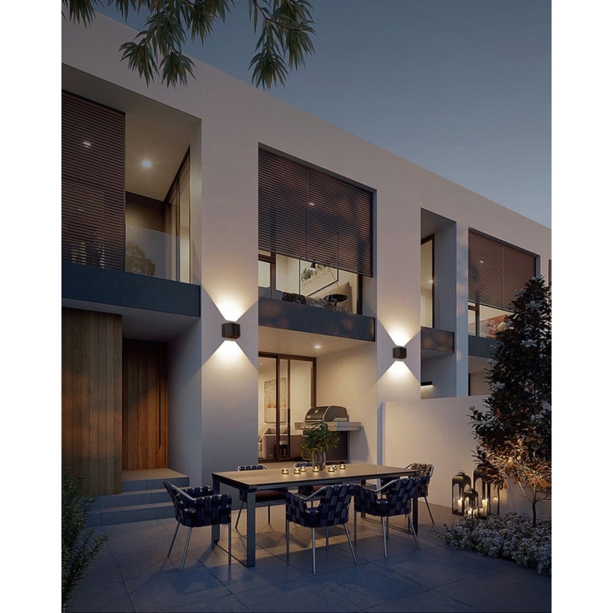 Brilagi - LED Napelemes fali lámpa SOLAR CUBE LED/2W/3,2V 1300 mAh IP54