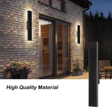 Brilagi - SUN dimmelhető napelemes LED fali lámpa LED/4W/230V 60 cm 4000 mAh IP44