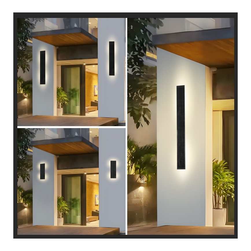 Brilagi - SUN dimmelhető napelemes LED fali lámpa LED/4W/230V 60 cm 4000 mAh IP44