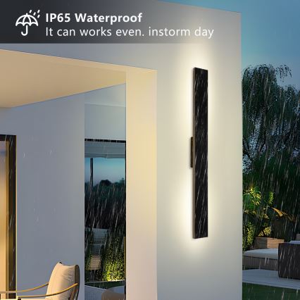 Brilagi - LED Dimmelhető napelemes fali lámpa SUN LED/5,5W/3,7V 100 cm 6000 mAh IP44