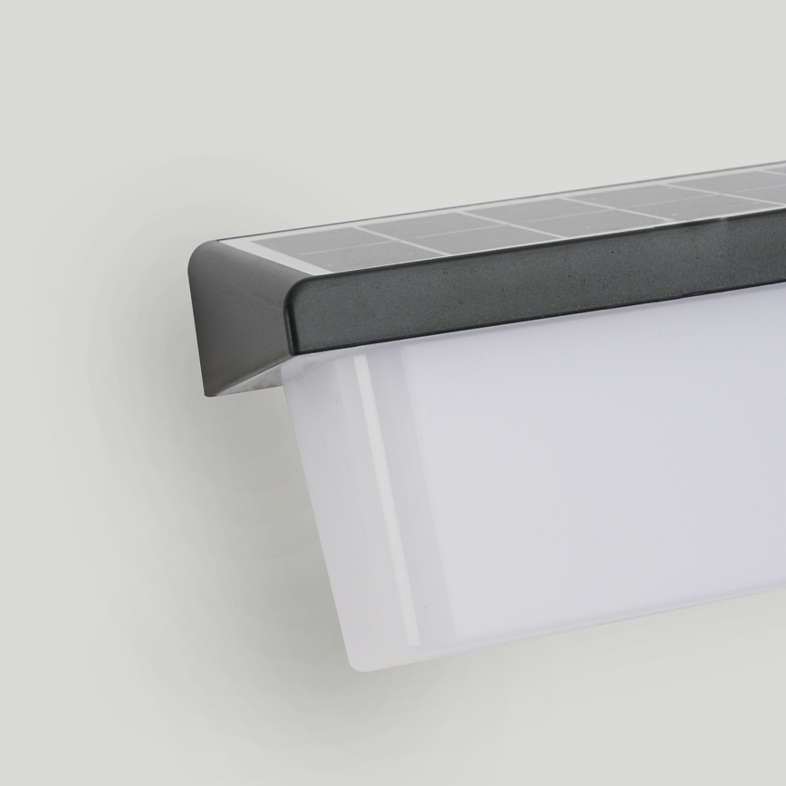 Brilagi - LED napelemes fali lámpa érzékelővel SUN RAY LED/6W/3,7V 2200 mAh IP44