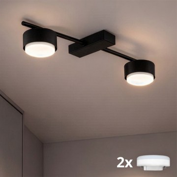 Brilagi - LED RGB+CCT dimmelhető beépíthető spotlámpa MONO 2xGX53/14W/230V 2700-6500K Wi-Fi Tuya fekete