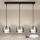 Brilagi - LED RGB+CCT dimmelhető függeszték kábelen AURA LUX 3xGX53/14W/230V 2700-6500K Wi-Fi Tuya fekete/füstszínű