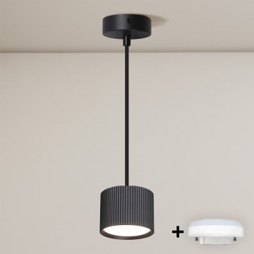 Brilagi - LED RGB+CCT dimmelhető kábeles csillár STRIPY 1xGX53/14W/230V 2700-6500K Wi-Fi Tuya fekete