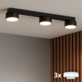 Brilagi - LED RGB+CCT dimmelhető spotlámpa MONO 3xGX53/14W/230V 2700-6500K Wi-Fi Tuya fekete