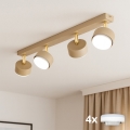Brilagi - LED RGB+CCT Dimmelhető spotlámpa MONO 4xGX53/14W/230V 2700-6500K Wi-Fi Tuya bézs
