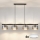 Brilagi - LED RGB+CCT dimmelhető, zsinóron függesztett csillár AURA LUX 4xGX53/14W/230V 2700-6500K Wi-Fi Tuya fekete/füstszínű