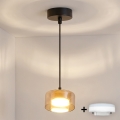 Brilagi - LED RGB+CCT fényerőszabályozható csillár kábelen AURA LUX 1xGX53/14W/230V 2700-6500K Wi-Fi Tuya fekete/arany