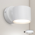 Brilagi - LED RGB+CCT fényerőszabályozható fali spotlámpa STRIPY 1xGX53/14W/230V 2700-6500K Wi-Fi Tuya fehér