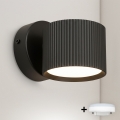 Brilagi - LED RGB+CCT, fényerőszabályozható falra szerelhető spotlámpa STRIPY 1xGX53/14W/230V 2700-6500K Tuya Wi-Fi fekete